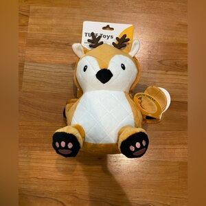 Jmle
 Brand New Tuff Reindeer 10” Dog Toy With Squeaker